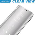 CLEAR VIEW COVER HUAWEI Y5 2018 - 7S (HUAWEI - Y5 2018 - Honor 7s - Argento cromato)