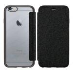 ELETRIC FLIP GRITTER TPU CASE COVER IPHONE 6 - 6S (APPLE - Iphone 6 - 6S - Nero lucido)