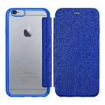 ELETRIC FLIP GRITTER TPU CASE COVER IPHONE 6 - 6S (APPLE - Iphone 6 - 6S - Blu cromato)