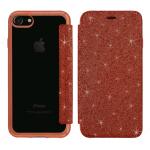 ELETRIC FLIP GRITTER TPU CASE COVER IPHONE 7 - 8 (APPLE - Iphone 7 - Rosso cromato)