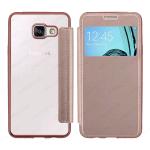 ELETRIC FLIP VIEW TPU CASE COVER SAMSUNG GALAXY A3 2016 (SAMSUNG - Galaxy A3 2016 - Rosa cromato)