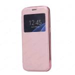 ELETRIC FLIP VIEW TPU CASE COVER SAMSUNG GALAXY S7 (SAMSUNG - Galaxy S7 - Rosa cromato)