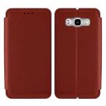 FLIP 360 CON BORDO LUCIDO COVER SAMSUNG GALAXY J5 2016 (SAMSUNG - Galaxy J5 2016 - J510 - Rosso)