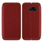 FLIP 360 CON BORDO LUCIDO COVER SAMSUNG GALAXY S7 (SAMSUNG - Galaxy S7 - Rosso)