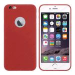 HARD SLIM CARBON COVER IPHONE 7G (APPLE - Iphone 7 - Rosso)