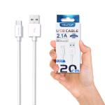 NEWTOP CU07 SMALL BLISTER CAVO 120CM USB/MICRO USB