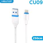 NEWTOP CU09 BLULINE CAVO 250CM USB/LIGHTNING (Lightning Iphone - 250cm)