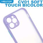 NEWTOP CV01 SOFT TOUCH BICOLOR COVER SAMSUNG GALAXY A72 4G - 5G (SAMSUNG - Galaxy A72 5G - Viola)