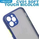 NEWTOP CV01 SOFT TOUCH BICOLOR COVER SAMSUNG GALAXY S10 LITE (SAMSUNG - Galaxy S10 Lite - Blu)