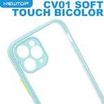 NEWTOP CV01 SOFT TOUCH BICOLOR COVER SAMSUNG GALAXY S20 ULTRA (SAMSUNG - GALAXY S20 ULTRA - Azzurro)