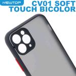 NEWTOP CV01 SOFT TOUCH BICOLOR COVER XIAOMI MI 10 - MI 10 PRO (Xiaomi - MI 10 - MI 10 pro - Nero)