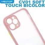 NEWTOP CV01 SOFT TOUCH BICOLOR COVER XIAOMI REDMI 9 - POCO M2 (Xiaomi - Redmi 9 - Rosa)