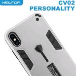 NEWTOP CV02 PERSONALITY COVER APPLE IPHONE X - XS (APPLE - iphone X - XS - Argento)