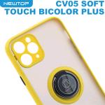 NEWTOP CV05 SOFT TOUCH BICOLOR PLUS COVER APPLE IPHONE 11 PRO MAX (APPLE - Iphone 11 Pro Max - Giallo)