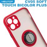 NEWTOP CV05 SOFT TOUCH BICOLOR PLUS COVER APPLE IPHONE XS MAX (APPLE - iPhone XS MAX - Rosso)