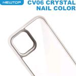 NEWTOP CV06 CRYSTAL NAIL COLOR COVER APPLE IPHONE XS MAX (APPLE - iPhone XS MAX - Argento)