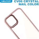 NEWTOP CV06 CRYSTAL NAIL COLOR COVER APPLE IPHONE XS MAX (APPLE - iPhone XS MAX - Rosa)