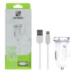 OXYN CARICATORE AUTO 2.1A 2USB CON CAVO LIGHTNING