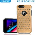 PELLE BORCHIE CASE COVER IPHONE 6 - 6S PLUS (APPLE - Iphone 6 - 6S Plus - Oro)