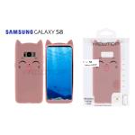 SMILE CAT CASE COVER SAMSUNG GALAXY S8 (SAMSUNG - Galaxy S8 - Rosa)
