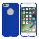 TPU MATTE OIL WITH BUTTON COVER IPHONE 7 - 8 (APPLE - Iphone 7 - Blu)