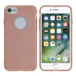 TPU MATTE OIL WITH BUTTON COVER IPHONE 7 - 8 (APPLE - Iphone 7 - Rosa)