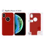 TPU MATTE OIL WITH BUTTON COVER IPHONE XS MAX (APPLE - iPhone XS MAX - Rosso)