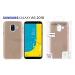 TPU MATTE OIL WITH BUTTON COVER SAMSUNG GALAXY A6 2018 (SAMSUNG - Galaxy A6 2018 - Oro)