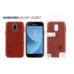 TPU MATTE OIL WITH BUTTON COVER SAMSUNG GALAXY J3 2017 (SAMSUNG - Galaxy J3 2017 - Rosso)