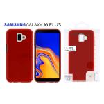 TPU MATTE OIL WITH BUTTON COVER SAMSUNG GALAXY J6 PLUS (SAMSUNG - Galaxy J6 Plus - Rosso)