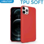 TPU SOFT CASE COVER APPLE IPHONE 11 PRO ''NO LOGO'' (APPLE - Iphone 11 Pro - Rosso senza foro logo)