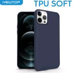 TPU SOFT CASE COVER APPLE IPHONE 11 PRO MAX ''NO LOGO'' (APPLE - Iphone 11 Pro Max - Blu senza foro logo)