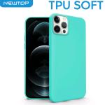 TPU SOFT CASE COVER APPLE IPHONE 13 (APPLE - Iphone 13 - Azzurro senza foro logo)