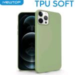 TPU SOFT CASE COVER APPLE IPHONE 13 MINI (APPLE - Iphone 13 MINI - Verde militare senza foro logo)