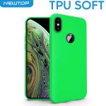 TPU SOFT CASE COVER APPLE IPHONE XS MAX (APPLE - iPhone XS MAX - Verde fluo)