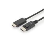 CAVO VIDEO DISPLAY PORT A HDMI 2MT NERO 