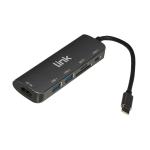 DOCKING STATION USB TIPO C 6 PORTE USB TIPO C ,HDMI, 2XUSB 3.0, LETTORE CARD LINK