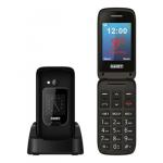 SAIET SCUDO TRE+ LCD 2.4" TASTO SOS VIVAVOCE SLOT X MICROSD 16GB OPZIONALE MAX. NERO