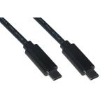 CAVO DATI/RICARICA USB 3.1 TIPO C 1,5MT M/M NERO LINK