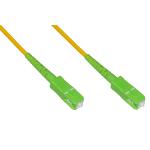 CAVO FIBRA OTTICA APC SC SINGLEMODE SIMPLEX 20MT. GIALLO LINK