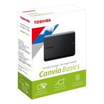TOSHIBA HDD ESTERNO USB 3.2 1TB CANVIO BASICS HDTB510EK3AA