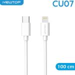 NEWTOP CU07 SIMPLY CAVO 300CM TYPE-C/LIGHTNING 27W (TYPE-C/LIGHTNING - Bianco)