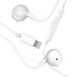 AURICOLARE  STEREO CON MICROFONO CAPSULE LIGHTNING AREA BIANCO