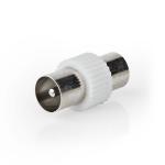 ACCOPPIATORE CAVO ANTENNA TV M/M BIANCO