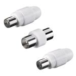 EXTRASTAR CONNETTORE CAVO TV M/M H/H BLISTER 2PZ