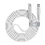 CAVO DATI/RICARICA USB TYPE-C A TYPE C 120CM RIVACASE BIANCO