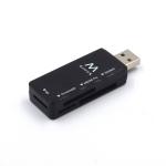 LETTORE CARD MINI USB 2 EWENT NERO