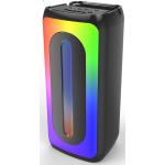 SISTEMA AUDIO PORTATILE LED CON MICROFONO FLAME 2 PRO MAJESTIC NERO