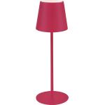 LAMPADA LED DA TAVOLO PORTATILE RICARICABILE ROSSA MAJESTIC