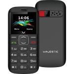 MAJESTIC SILENO 28 RADIO TORCIA LED TASTO SOS NERO